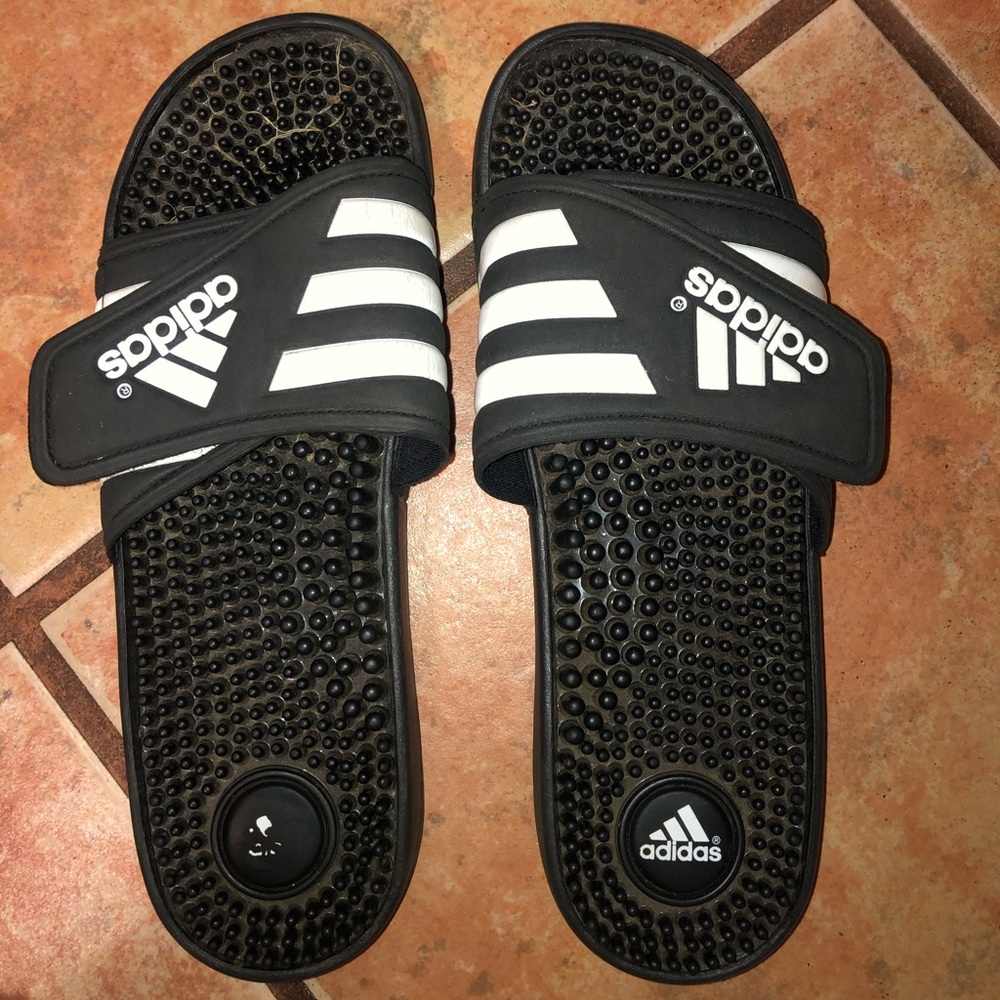 Adidas athletic slides